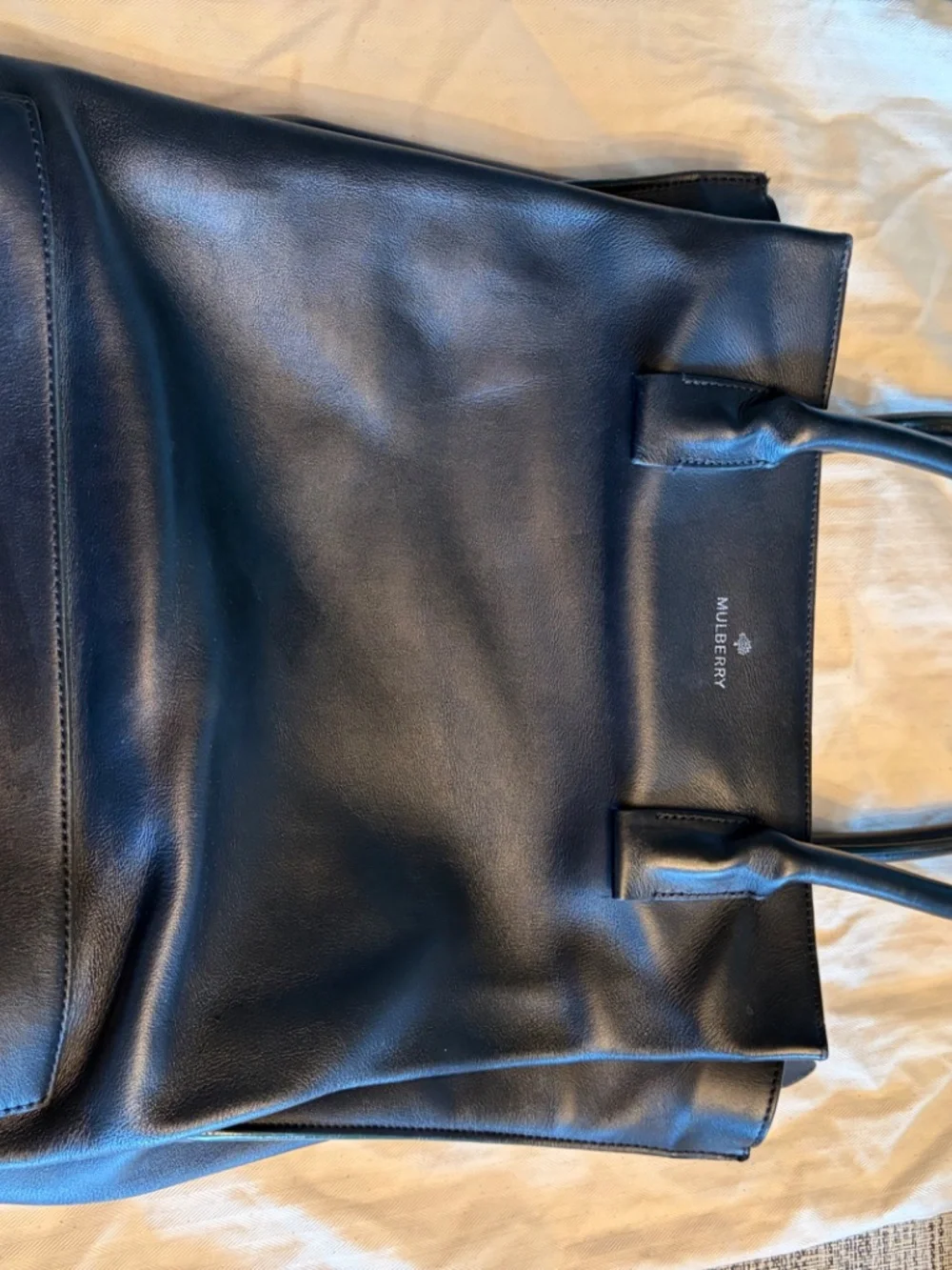 Mulberry Arundel Black Nappa Calfskin Leather Bag